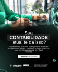 Contabilidade Social Media PSD Editável