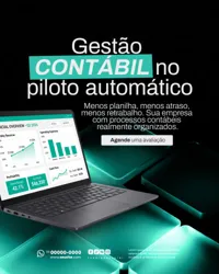 Contabilidade Social Media PSD Editável