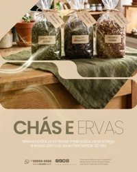 Loja de Produtos Naturais Social Media PSD Editável