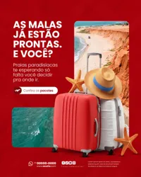 Agência de Viagens Social Media PSD Editável