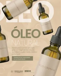 Loja de Produtos Naturais Social Media PSD Editável