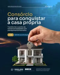 Consórcio Social Media PSD Editável