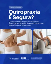 Quiropraxia Social Media PSD Editável