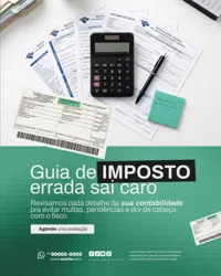 Contabilidade Social Media PSD Editável