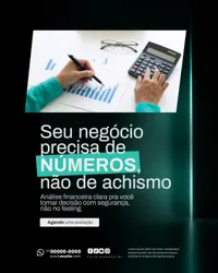 Contabilidade Social Media PSD Editável