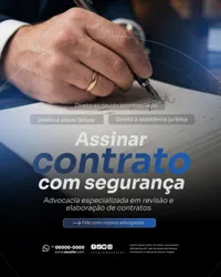 Advogado Social Media PSD Editável