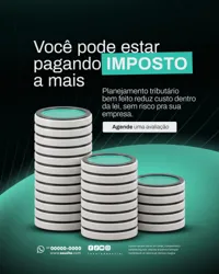 Contabilidade Social Media PSD Editável