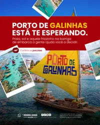 Agência de Viagens Social Media PSD Editável