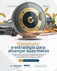 Consórcio Social Media PSD Editável