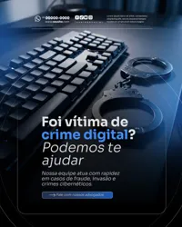 Advogado Social Media PSD Editável