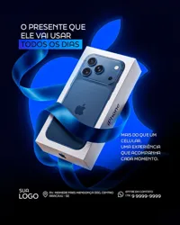 Dia dos pais Loja Apple PSD Editável