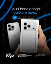 Loja de Iphones Social Media PSD Editável